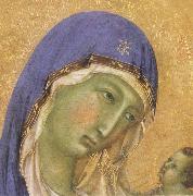 Duccio di Buoninsegna Detail of The Virgin Mary and angel predictor,Saint Spain oil painting artist